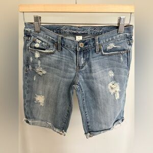 Abercrombie & Fitch Blue Jean Shorts